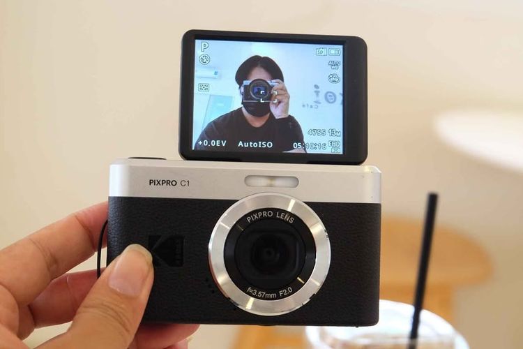 กล้อง kodak pixpro c1 จอพับเซลฟี่ โทนวินเทจ เมนูไทย  รูปที่ 6