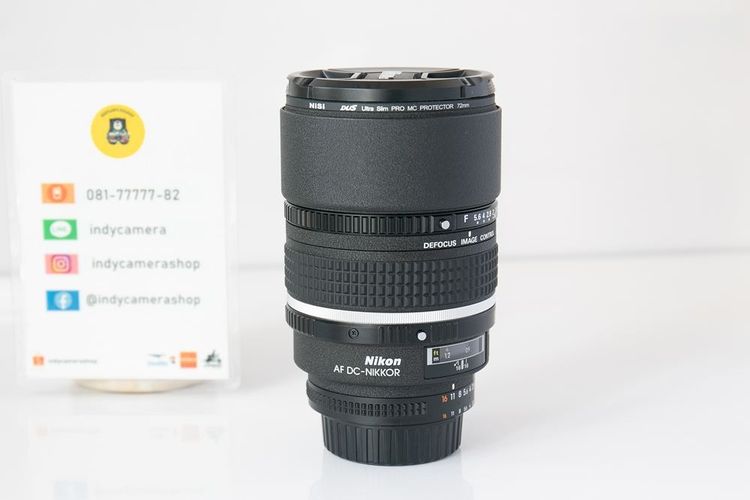 Nikon AF 105mm F2D DC สภาพสวย การใช้งานปกติทุกระบบ มีฟิลเตอร์ให้พร้อมใช้งานค่ะ. รูปที่ 3