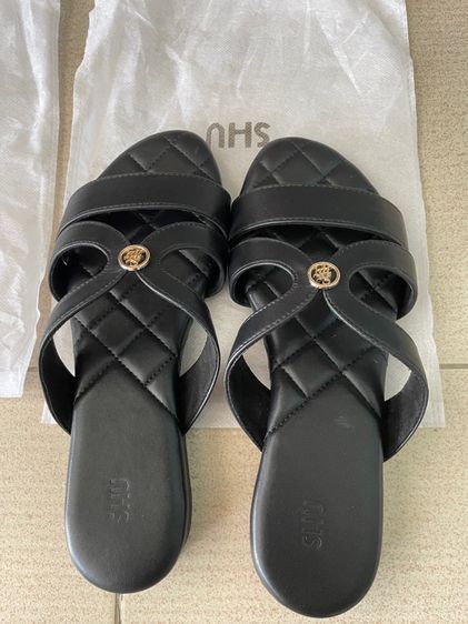 รองเท้าส้นแบน ดำ อื่นๆ UK 4.5 | EU 37 1/3 | US 6  รองเท้าแตะ SHU ของแท้