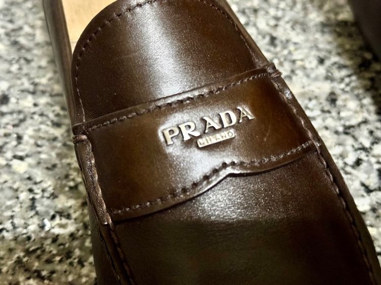 Prada Milano Loafers Dark Brown เบอร์ 8.5 รูปที่ 6