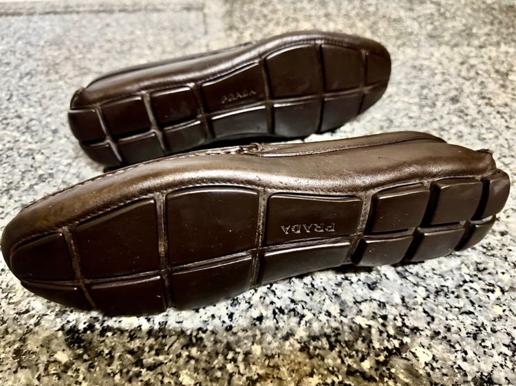 Prada Milano Loafers Dark Brown เบอร์ 8.5 รูปที่ 4