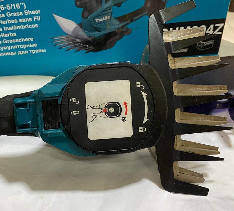  MAKITA DUM604Z กรรไกรเล็มหญ้าไร้สาย 18 โวลต์  ไม่มีแบตเตอรี่   ใช้งานได้ดี รูปที่ 7