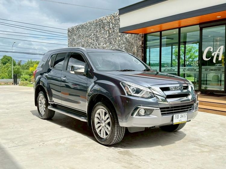 Isuzu MU-X 2018 1.9 Utility-car ดีเซล ไม่ติดแก๊ส เกียร์อัตโนมัติ เทา