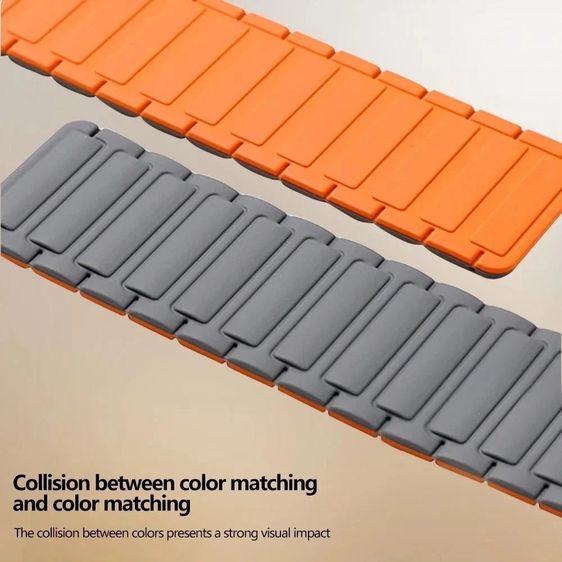 สายนาฬิกาซิลิโคนแม่เหล็ก สําหรับ Apple Watch 42-44-45-49 มม. ของใหม่ รูปที่ 7