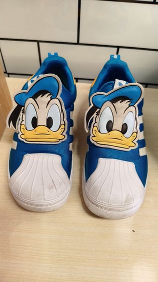 ไม่ระบุ ฟ้า อื่นๆ รองเท้าผ้าใบเด็กยี่ห้อ adidas