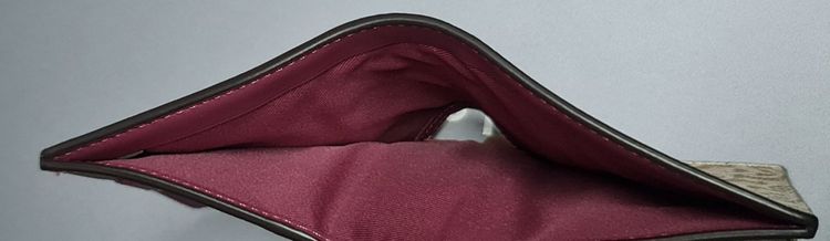 กระเป๋าสตางค์ Coach Chalk Monogram Print Snap with C Charm กว้าง 9.5 x ยาว 10.5 x หนา 3 ซม รูปที่ 5