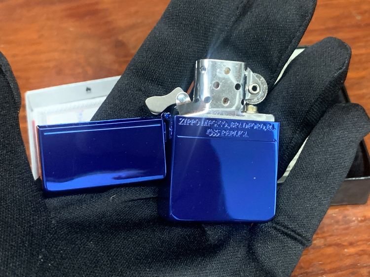 Zippo 1935 Replica Limited Edition สีน้ำเงินเงา รูปที่ 9
