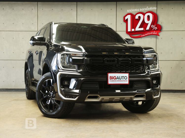 รถ Ford Everest 2.0 Turbo Sport สี ดำ