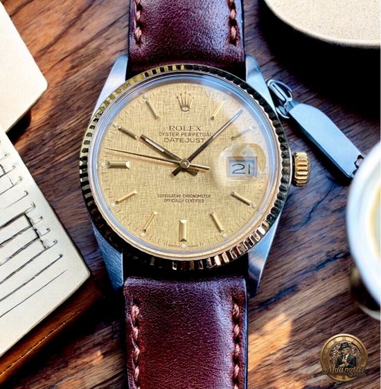 Rolex Datejust Linen Dial 2k Automatic Ref.16013 