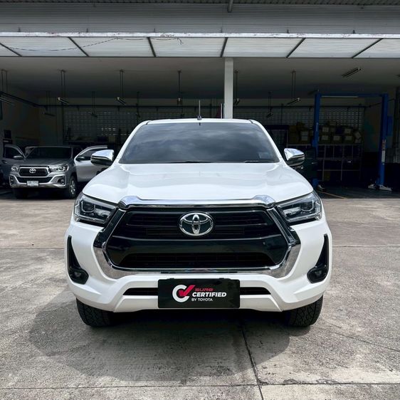 Toyota Hilux Revo 2022 Smart Cab 2.4 Entry Prerunner Pickup ดีเซล ไม่ติดแก๊ส เกียร์อัตโนมัติ ขาว รูปที่ 2