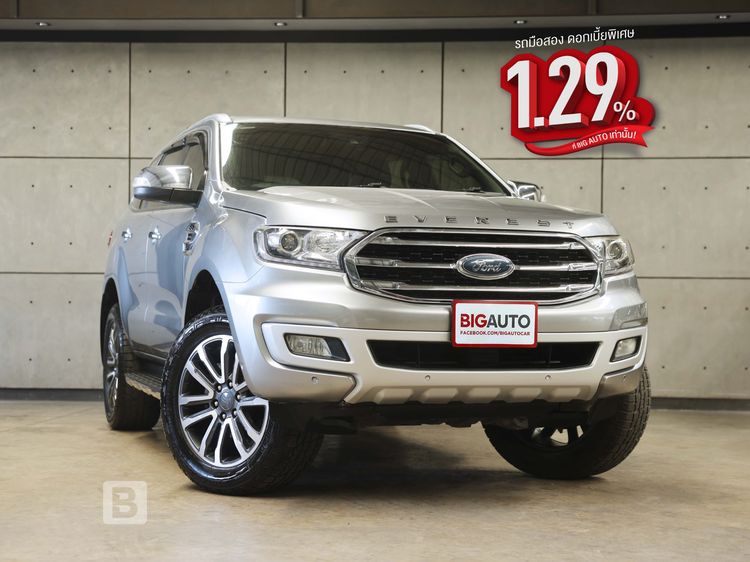 รถ Ford Everest 2.0 Bi-Turbo Titanium+ 4WD สี บรอนซ์เงิน