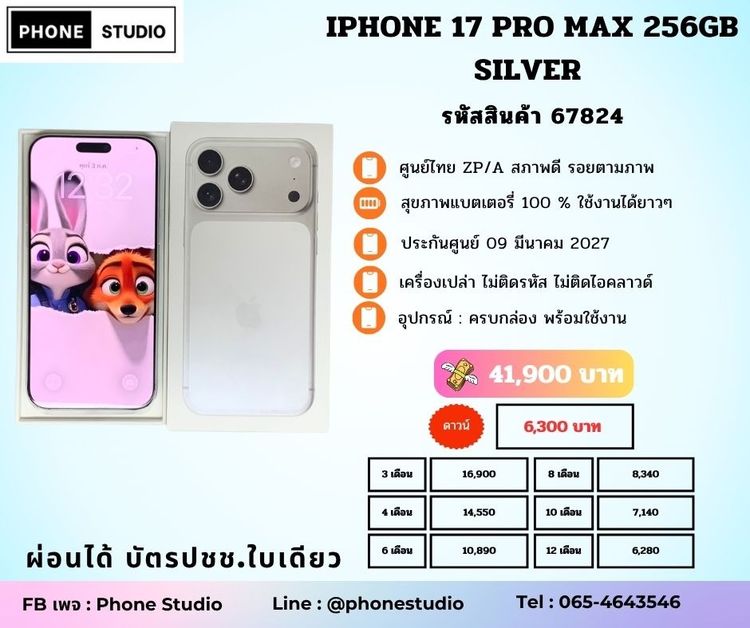 256 GB iPhone 17 Pro Max 256GB Silver