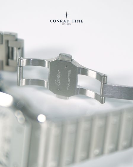 Cartier Santos WSSA0009 Large Silver Dial Stainless steel 2019 47.5 x 39.8 mm. Fullset  รูปที่ 15