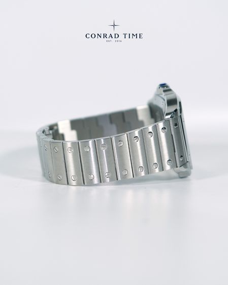 Cartier Santos WSSA0009 Large Silver Dial Stainless steel 2019 47.5 x 39.8 mm. Fullset  รูปที่ 7