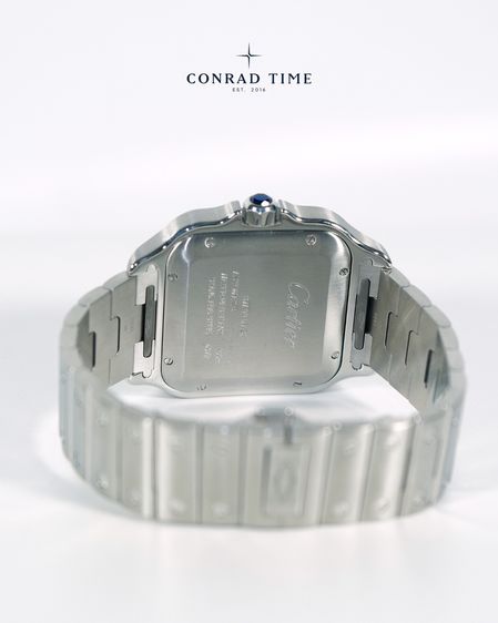 Cartier Santos WSSA0009 Large Silver Dial Stainless steel 2019 47.5 x 39.8 mm. Fullset  รูปที่ 10