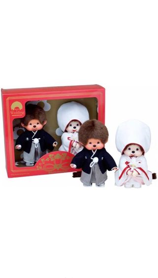 ม่อนชิชิ (Monchhichi) รุ่น Wedding Set ญี่ปุ่น