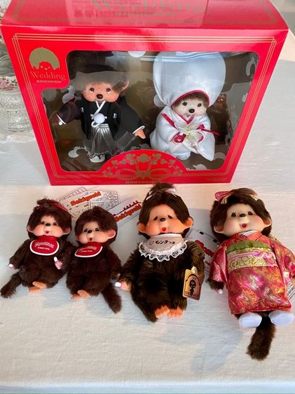ม่อนชิชิ (Monchhichi) รุ่น Wedding Set ญี่ปุ่น รูปที่ 5
