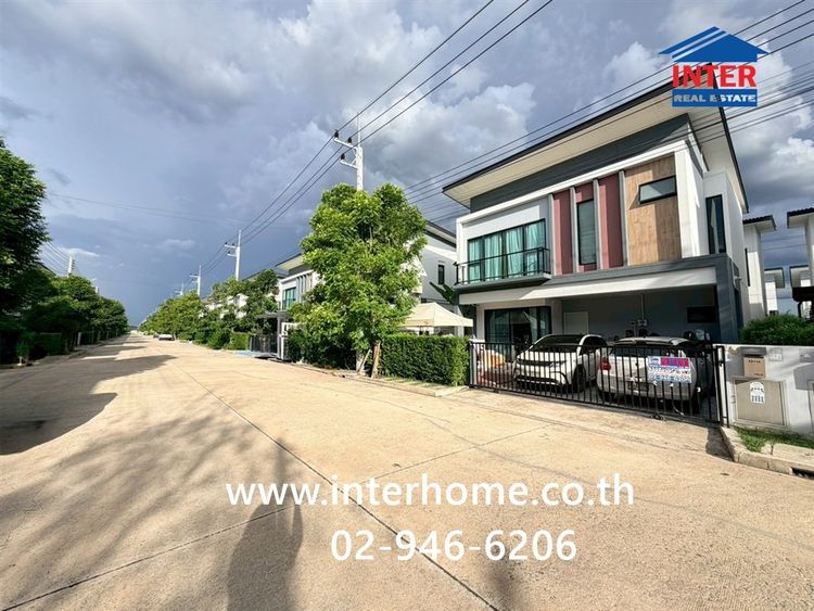 บ้านเเฝด 2 ชั้น 35.3 ตร.ว. หมู่บ้านอีโคเฮ้าส์ วงแหวน-ลำลูกกา ถนนลำลูกกา ถนนเลียบมอเตอร์เวย์ฝั่งขาเข้า ลำลูกกา ปทุมธานี รูปที่ 3
