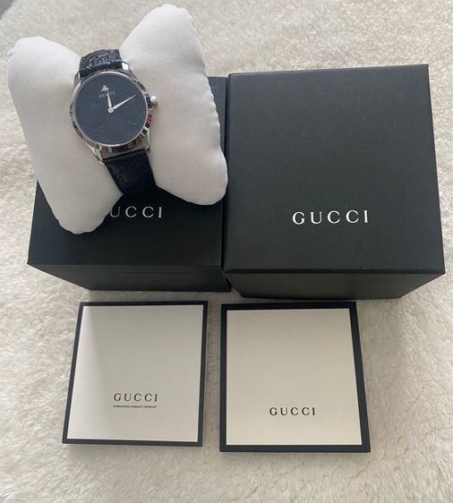 Gucci leather watch ของแท้พร้อมกล่อง