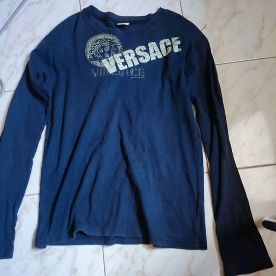 L อื่นๆ อื่นๆ เสื้อยืดแขนยาววินเทจ Versace 