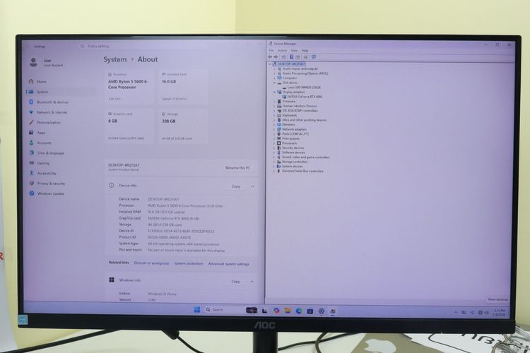 Comset Gaming RYZEN 5 5600.RTX4060 RAM16.256GB รูปที่ 2