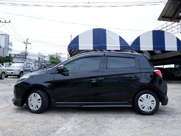Mitsubishi Mirage 2021 1.2 GLX Sedan เบนซิน ไม่ติดแก๊ส เกียร์อัตโนมัติ ดำ รูปที่ 2