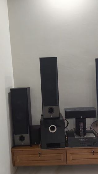 ลำโพงแยกชิ้น และซับวูฟเฟอร์ ขายชุดโฮมเธียเตอร์ Yamaha ครบชุด พร้อมใช้งาน 