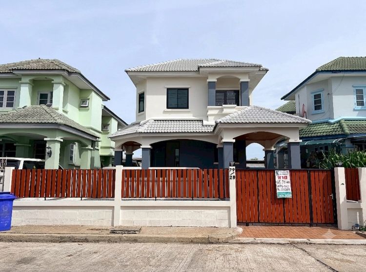 ขายบ้านเดี่ยว ม.เศรณี ถนนบ้านกล้วย ไทรน้อย แต่งใหม่ ขายถูก