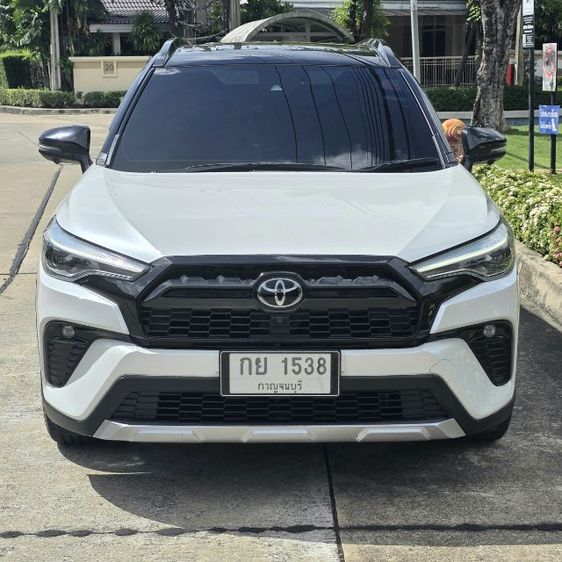รถ Toyota Corolla Cross 1.8 Hybrid Premium Safety GR Sport สี ขาว