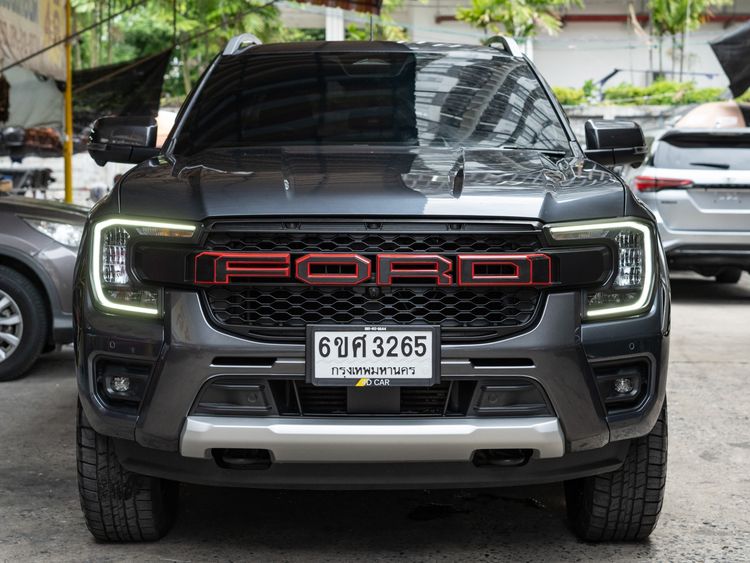 รถ Ford Ranger 2.0 Bi-Turbo Hi-Rider Wildtrak สี เทา