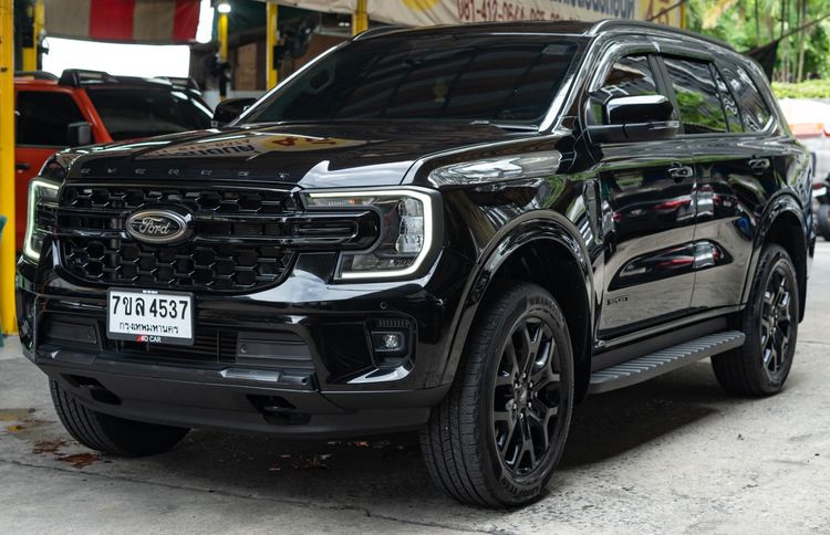 Ford Everest 2024 2.0 Turbo Sport Utility-car ดีเซล ไม่ติดแก๊ส เกียร์อัตโนมัติ ดำ รูปที่ 2