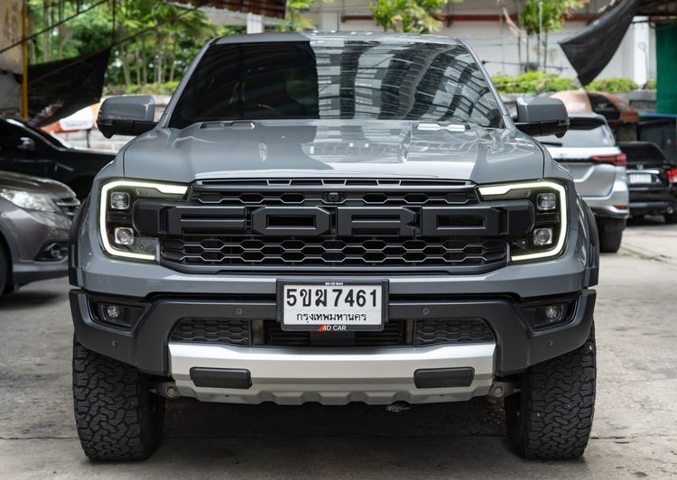 รถ Ford Ranger 2.0 Raptor 4WD สี เทา