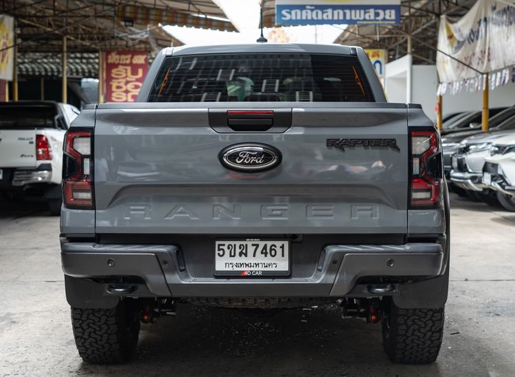 Ford Ranger 2024 2.0 Raptor 4WD Pickup ดีเซล ไม่ติดแก๊ส เกียร์อัตโนมัติ เทา รูปที่ 4