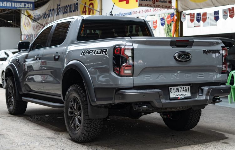 Ford Ranger 2024 2.0 Raptor 4WD Pickup ดีเซล ไม่ติดแก๊ส เกียร์อัตโนมัติ เทา รูปที่ 3