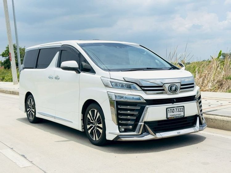 Toyota Vellfire 2019 2.5 Z G Edition Utility-car เบนซิน ไม่ติดแก๊ส เกียร์อัตโนมัติ ขาว รูปที่ 3