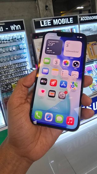 iphone 13 128 gb สีมิดไนท์ มือสอง แบตเตอรี่ 86 เปอร์เซ็น