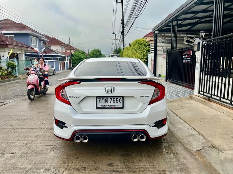 Honda Civic 2018 1.8 EL i-VTEC Sedan เบนซิน ไม่ติดแก๊ส เกียร์อัตโนมัติ ขาว รูปที่ 4