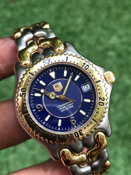 Tag Heuer ก้างปลา Auto king Chronometer Blue Dial
 รูปที่ 3