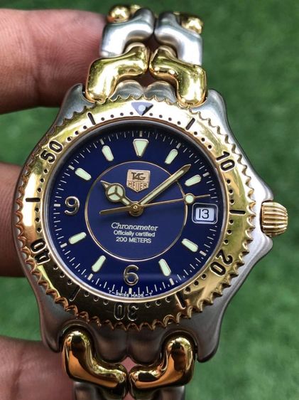 Tag Heuer ก้างปลา Auto king Chronometer Blue Dial
 รูปที่ 4