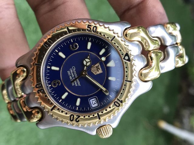 Tag Heuer ก้างปลา Auto king Chronometer Blue Dial
 รูปที่ 2