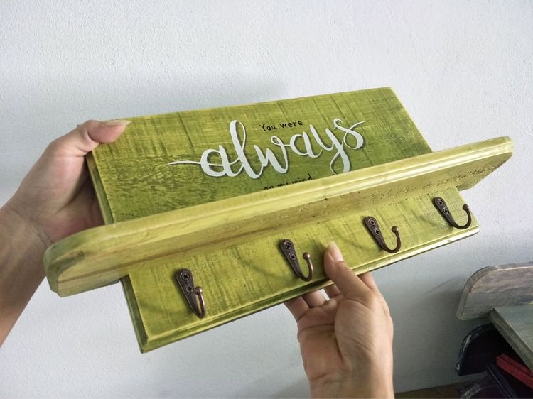 ป้ายไม้ตกแต่งผนัง ( Vintage Wooden Sign ) รูปที่ 17