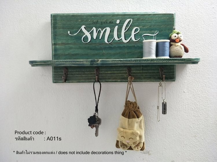 ป้ายไม้ตกแต่งผนัง ( Vintage Wooden Sign ) รูปที่ 6