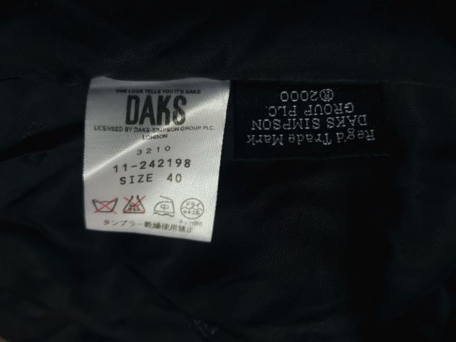 DAKS เสื้อมือสอง​ เสื้อแจ็กเก็ตทรง​ Harrington​ เสื้อ​แจ็คเก็ต​แต่งเรียบ​ๆ รูปที่ 6