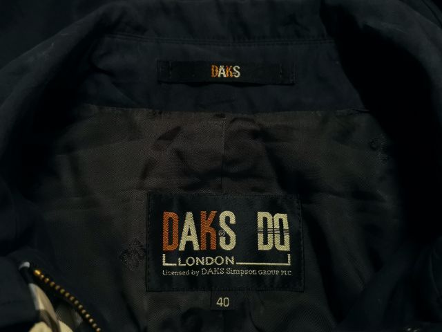 DAKS เสื้อมือสอง​ เสื้อแจ็กเก็ตทรง​ Harrington​ เสื้อ​แจ็คเก็ต​แต่งเรียบ​ๆ รูปที่ 4