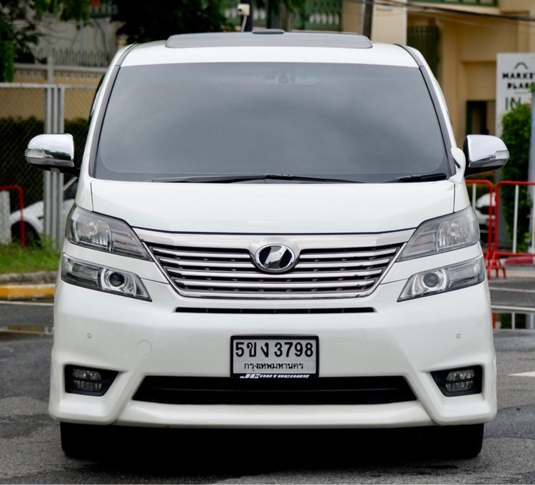 Toyota Vellfire 2011 2.4 Z Van เบนซิน ไม่ติดแก๊ส เกียร์อัตโนมัติ ขาว รูปที่ 2