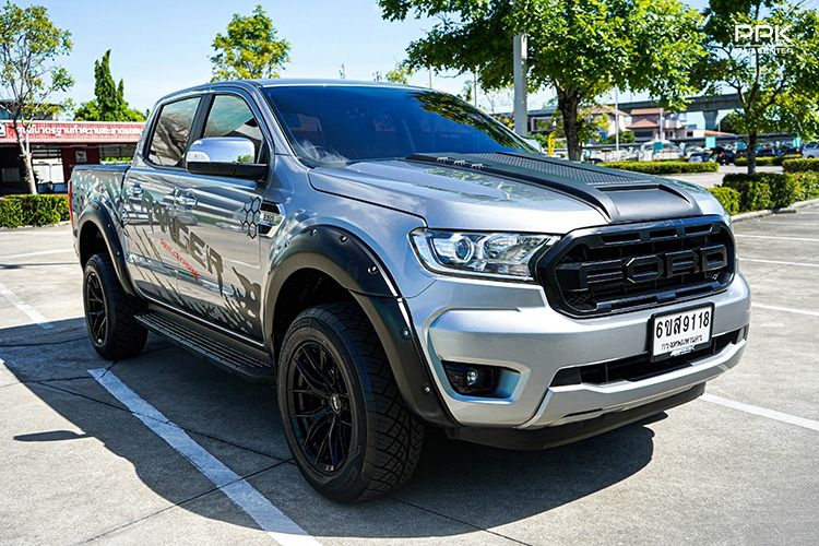 Ford Ranger 2021 2.2 Hi-Rider XLT Pickup ดีเซล ไม่ติดแก๊ส เกียร์ธรรมดา เทา รูปที่ 3