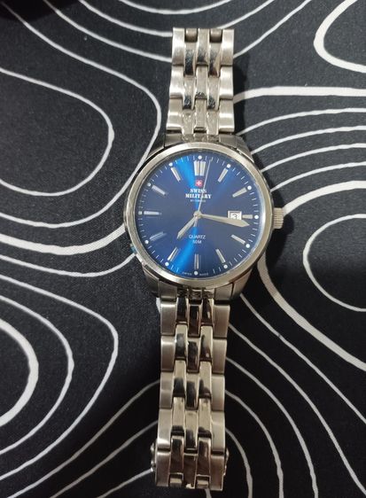 นาฬิกา Swiss Military by Chrono รุ่น SMP36009.03 ของแท้ Swiss Made หน้าปัดสีน้ําเงิน