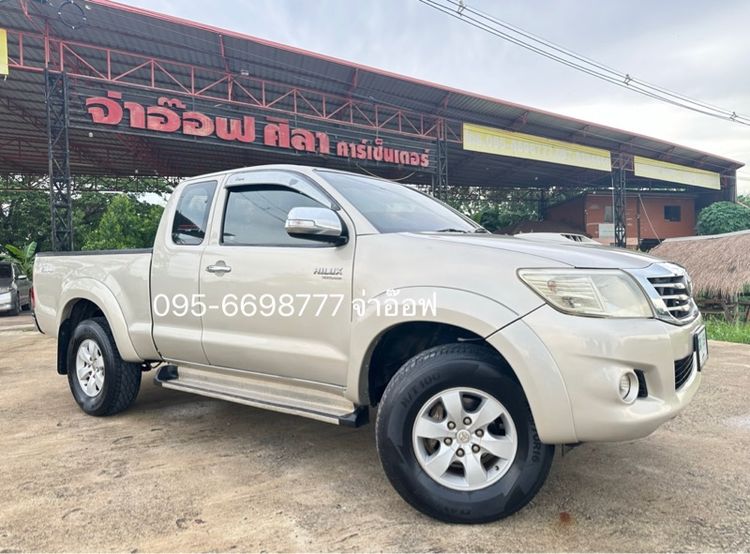 Toyota Hilux Vigo Champ 2012 Smart Cab 2.5 E VNT Prerunner Pickup ดีเซล ไม่ติดแก๊ส เกียร์ธรรมดา เทา รูปที่ 2