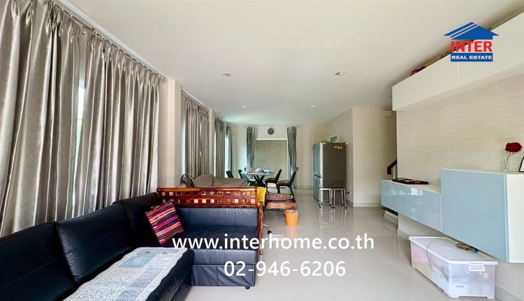 บ้านเดี่ยว 2 ชั้น 57.6 ตร.ว. หมู่บ้านชวนชื่นแกรนด์ ราชพฤกษ์ พระราม5 ใกล้แม็คโครพระราม5 ถนนนครอินทร์ ถนนติวานนท์ เมืองนนทบุรี นนทบุรี รูปที่ 2