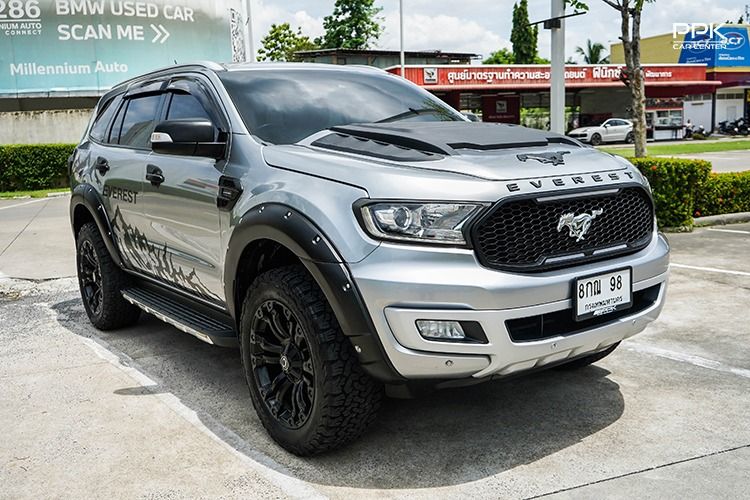 Ford Everest 2019 2.0 Titanium Plus 4WD Utility-car ดีเซล ไม่ติดแก๊ส เกียร์อัตโนมัติ เทา รูปที่ 3